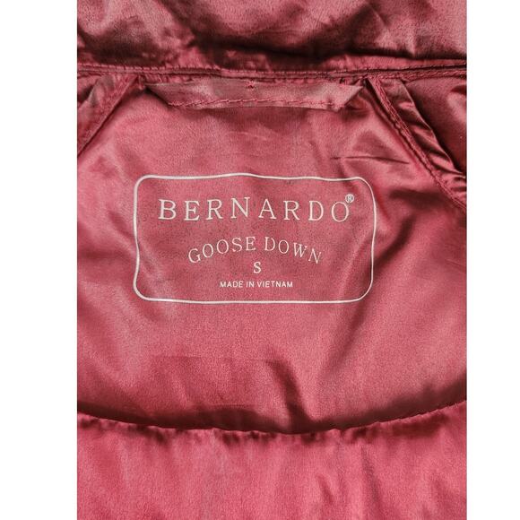 Bernardo Goose Down Purple Puffer Packable Lightweight Vest Women Size Small - Picture 7 of 8